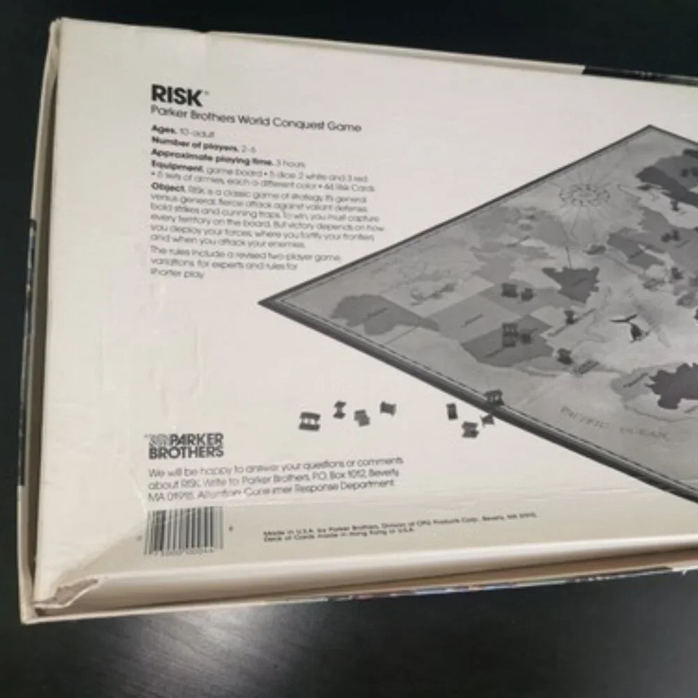 VTG 1980 Parker Brothers RISK World Conquest Board Game